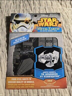 Metal Earth Star Wars Darth Vader’s TIE X1 Starfighter Model